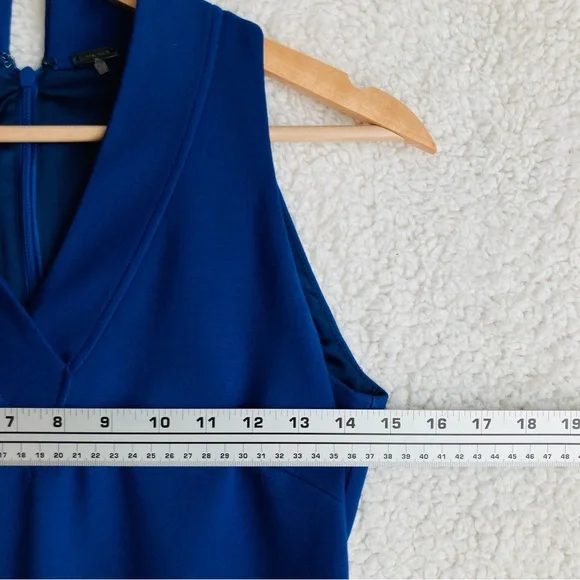 elie tahari Women's navy sleeveless bodycon sheath mini dress, Sz 2 - Picture 6 of 16